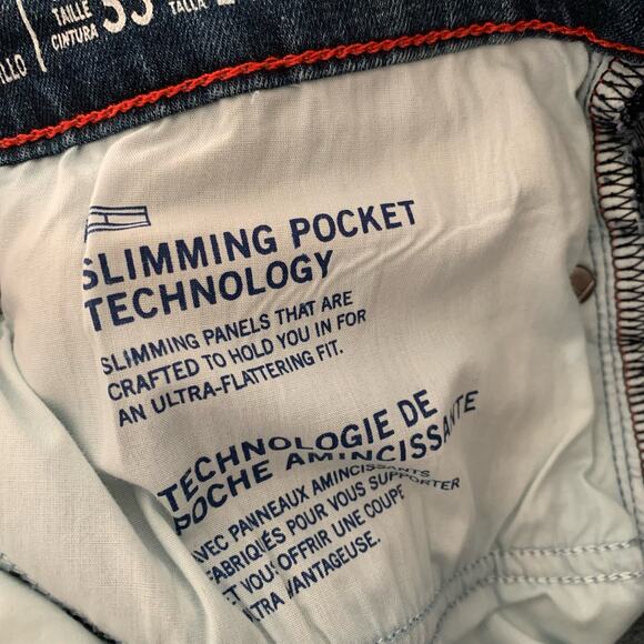 Tommy Hilfiger Women's High Rise Slim Ankle Jeans Cotton Denim Blue Size 33 - Picture 11 of 12